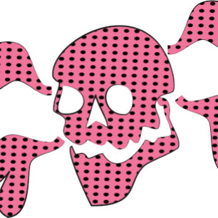 Leggings Goth Rockabilly des années 90 Crâne et Os de Punk