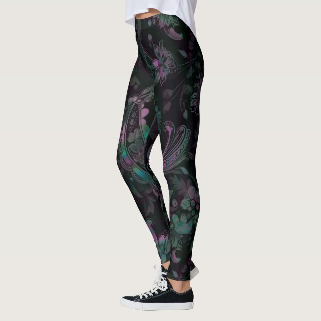 Leggings gothiques à l'essence (Gauche)