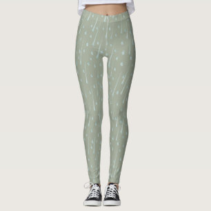 Leggings Gouttes de pluie qui tombent Mignon Jour de pluie 