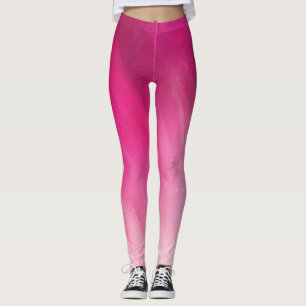 Leggings Gradient rose foncé au rose clair
