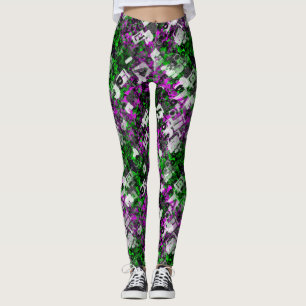 Leggings Graffiti Artiste Paint Splash Splaty Edgy Rebel