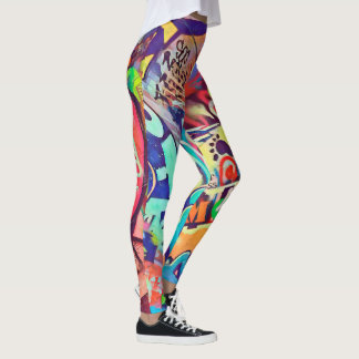 Leggings GRAFFITI de 落書き通り (Rakugaki)