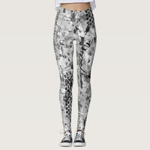 Leggings Graffiti Etchings