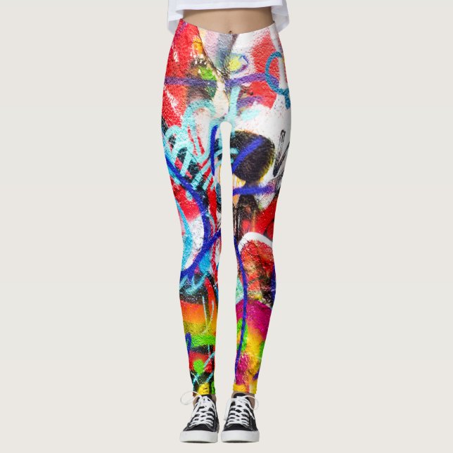 Leggings Graffiti fou (Devant)