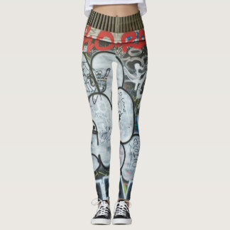 Leggings Graffiti rouge