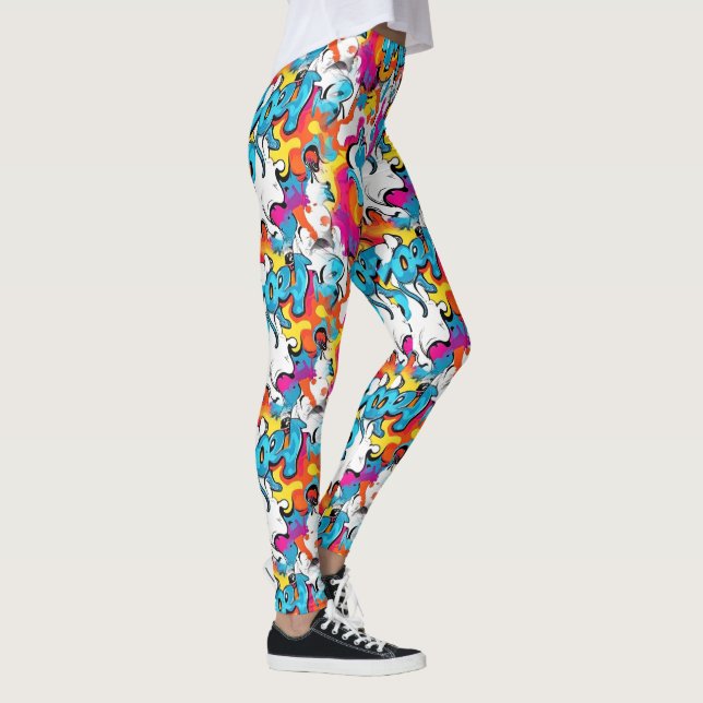 Leggings Graffiti urbain (Droite)