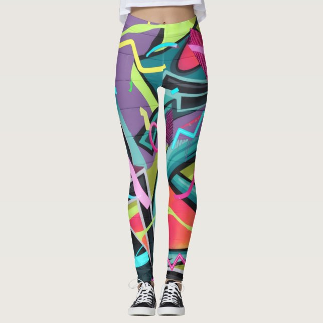 Leggings Graffiti urbain01 (Devant)