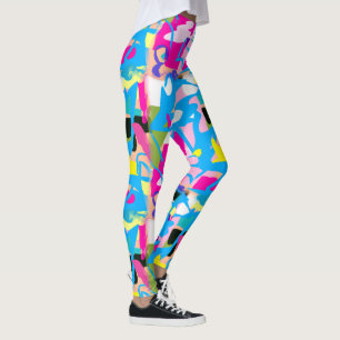 Leggings Grafitti coloré Splash