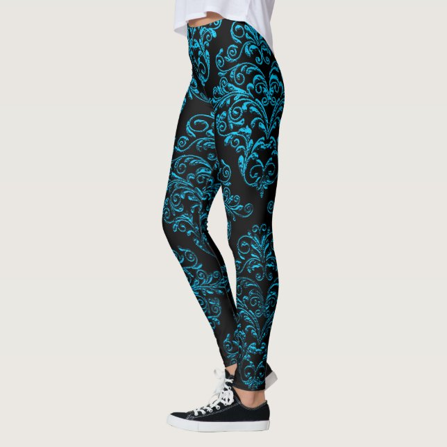 Leggings Grande damassé IV gothique élégante (Gauche)