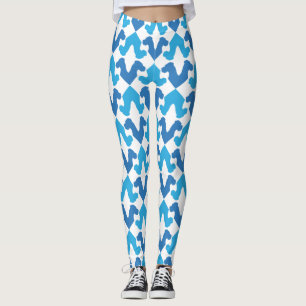 Leggings Grands Danois bleus