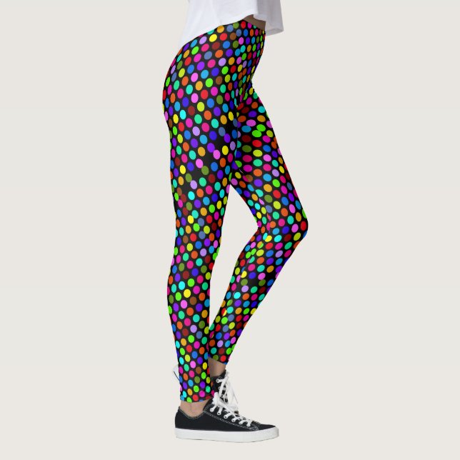 Leggings Grands Pois multicolores (Droite)