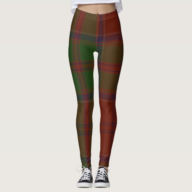 Leggings Grant Tartan Clan Plaid (Devant)