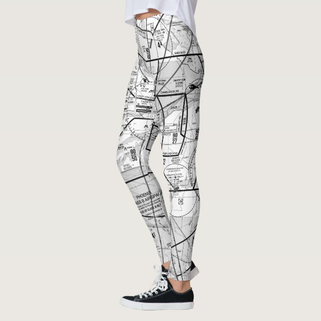 Leggings Graphique aéronautique (Gauche)