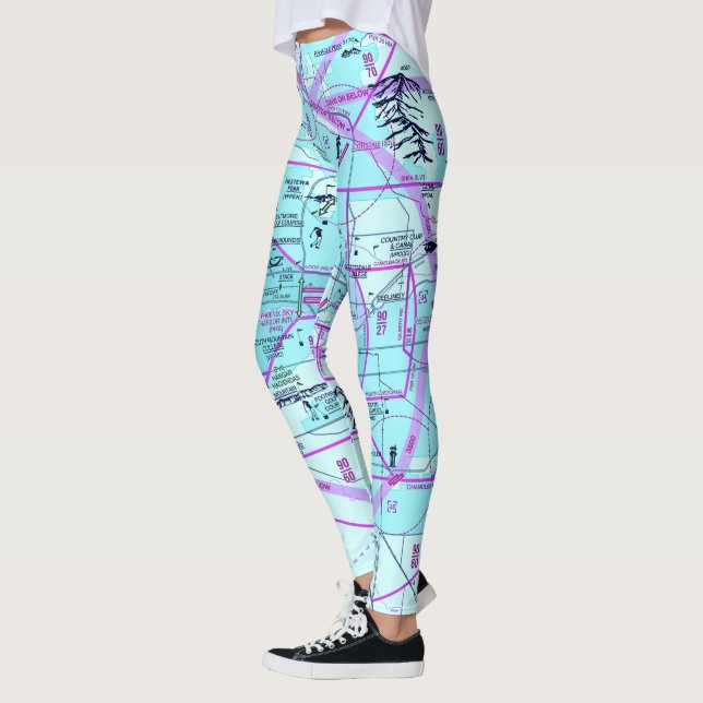 Leggings Graphique aéronautique (Gauche)