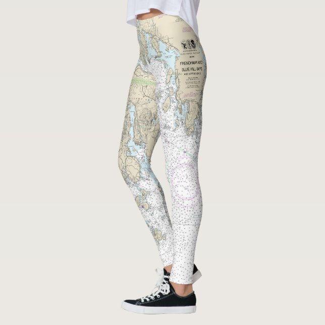 Leggings Graphique des baies et approches de Frenchman et B (Gauche)