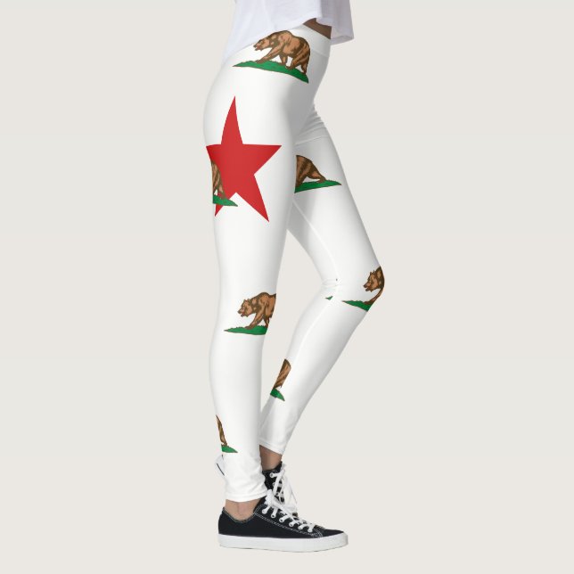 Leggings Graphique Drapeau d'état de Californie dynamique s (Droite)