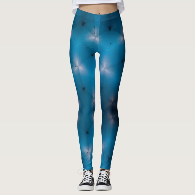 Leggings Graphique électronique numérique Abstraite (Devant)