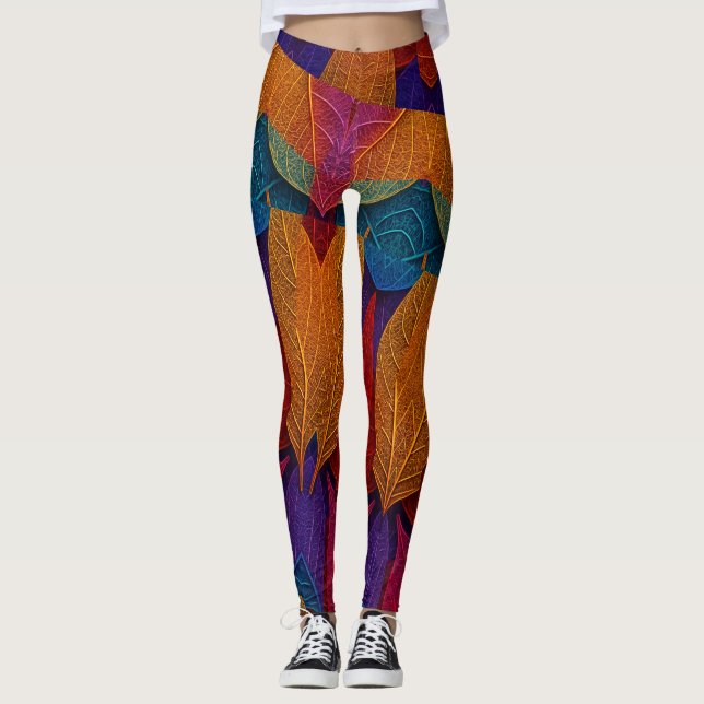 Leggings Gras & Belle couleur "Ratti_Creative_Arts" (Devant)