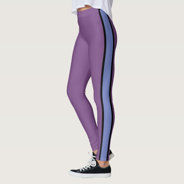 Leggings Gras Violet (Gauche)