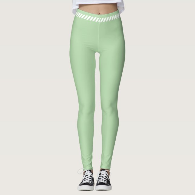 Leggings Green simple aesthetic legginns (Devant)