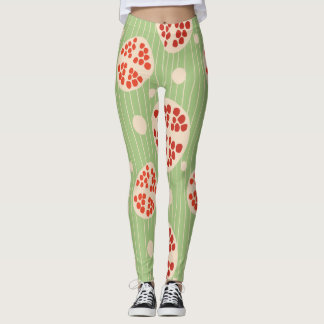 Leggings grenade fruit bordeaux vert entraînement athlétiqu
