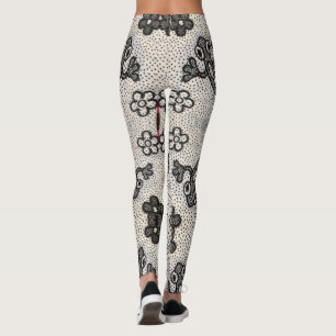 Leggings Grenouille verte Boho élégant