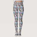 Leggings Greyhound Winter Wonderland Christmas Joie<br><div class="desc">Ce design festif reflète l'esprit joyeux de la période des fêtes, avec un adorable petit portant un chapeau de Père Noël. Le chien est niché dans un pays des merveilles hivernales, avec un bonhomme de neige, un sapin de Noël décoré et des cadeaux joliment emballés. Les flocons de neige tombent...</div>