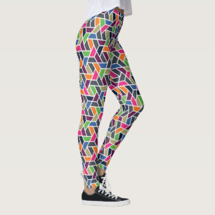 Leggings Grille Géométrique