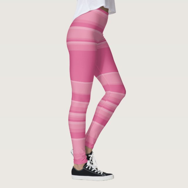 Leggings Grilles complexes en rose (Droite)