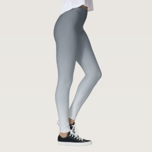 Leggings Gris argenté profond à tons clairs
