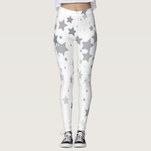 Leggings Gris bleu chanceux étoile lumbar coussin