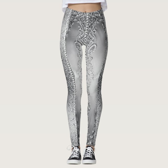 Leggings Gris délicat    (Devant)