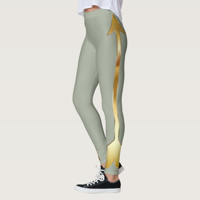 Leggings gris Flèche d'or (Gauche)