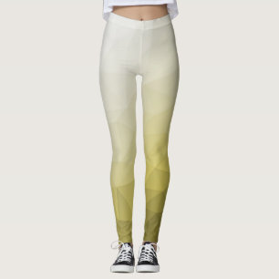 Leggings Gris jaune ombre Mesh cool élégant Motif