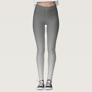 Leggings Gris neutre et simple de gradient