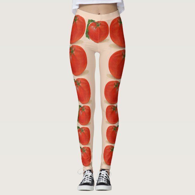 Leggings grosses tomates juteuses (Devant)