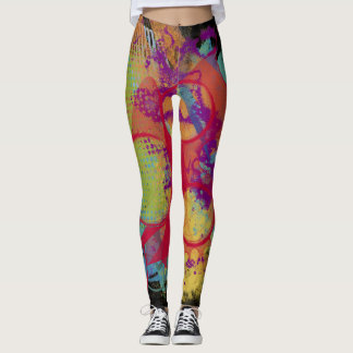 Leggings Grunge couleur socialite