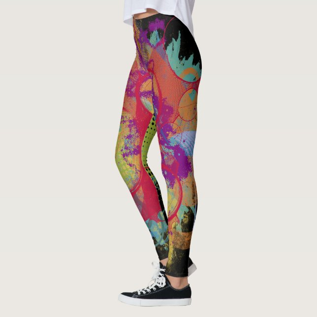 Leggings Grunge couleur socialite (Gauche)