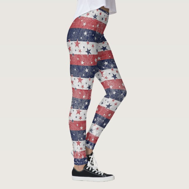 Leggings Grunge Stars and Stripes (Droite)