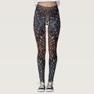 Leggings Guerrier tribal Ikat