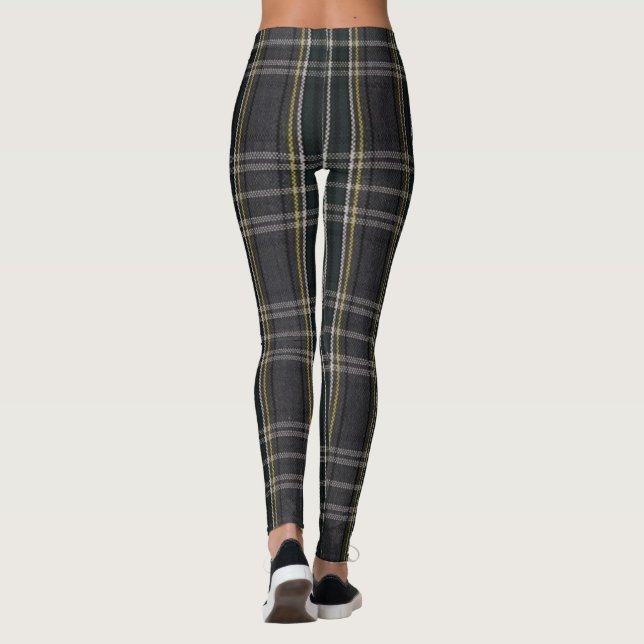 Leggings guêtres 2 de plaid (Dos)