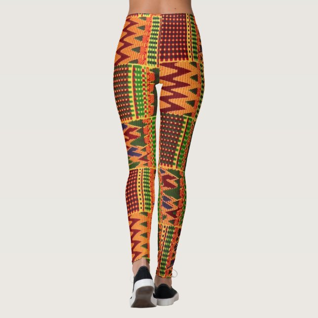 Leggings Guêtres africaines de fierté (Dos)