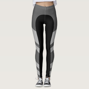 Leggings Guêtres asymétriques de monochrome de bande