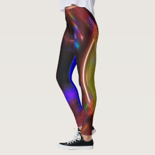 Leggings Guêtres au néon de lumière de stroboscope