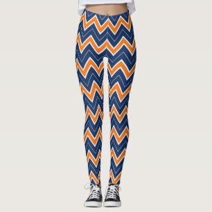 Leggings Guêtres auburn de Chevron