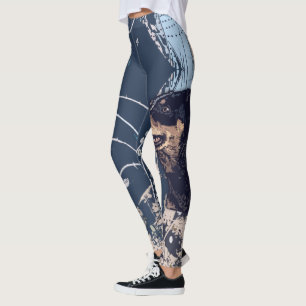Leggings Guêtres australiennes de chien de bétail imprim