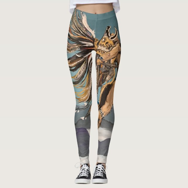 Leggings Guêtres aztèques (Devant)