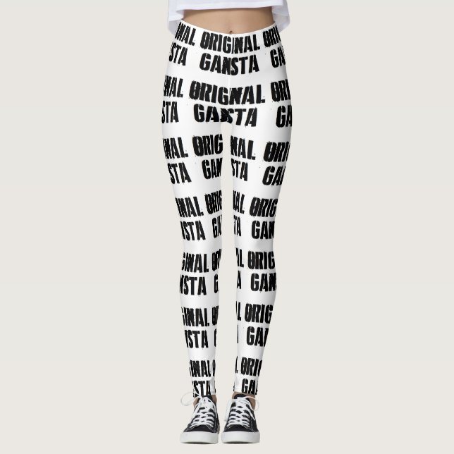 Leggings Guêtres bestselling de gangsta original (Devant)