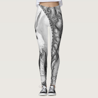 Leggings Guêtres blanches Alice de lapin partout au pays