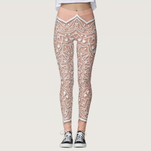 Leggings Guêtres blanches de dentelle